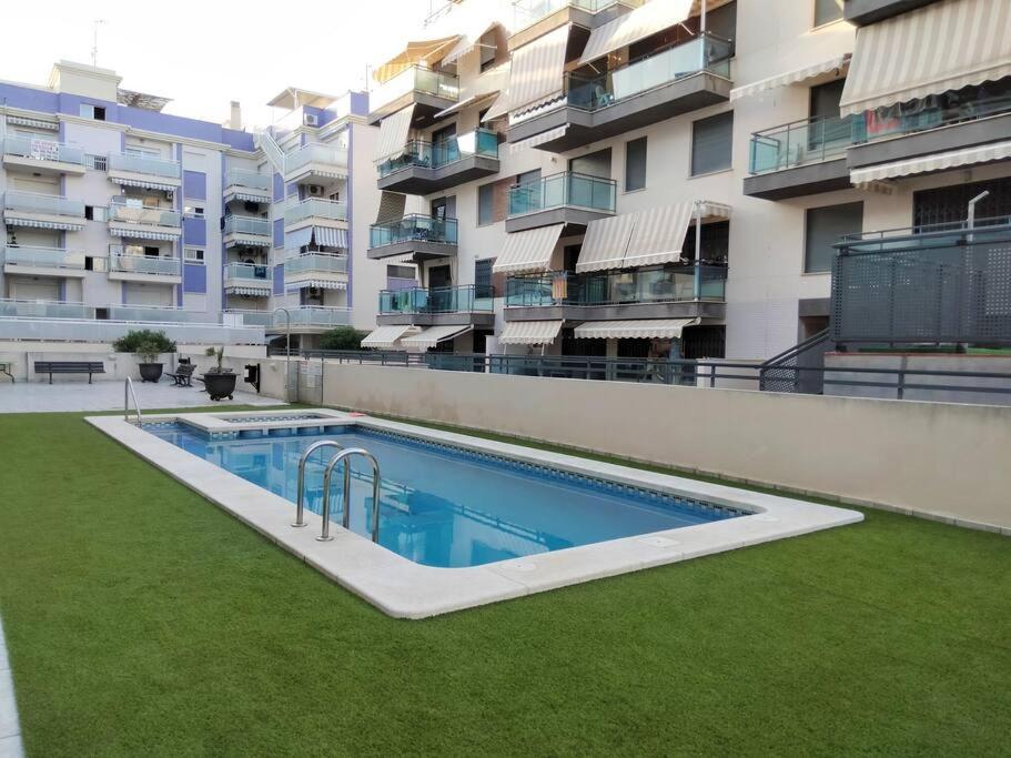 Residencial Azahar, Piscina Y Parking Gratis Apartment Moncofar Luaran gambar